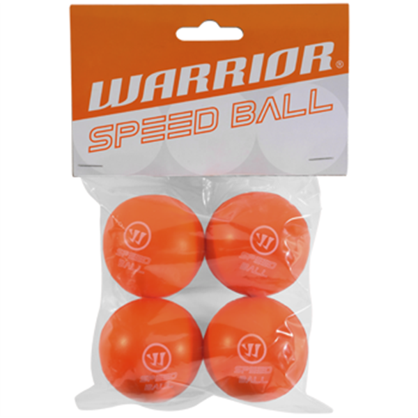 BALLE WARRIOR SPEED BALLS PAQUET DE 4