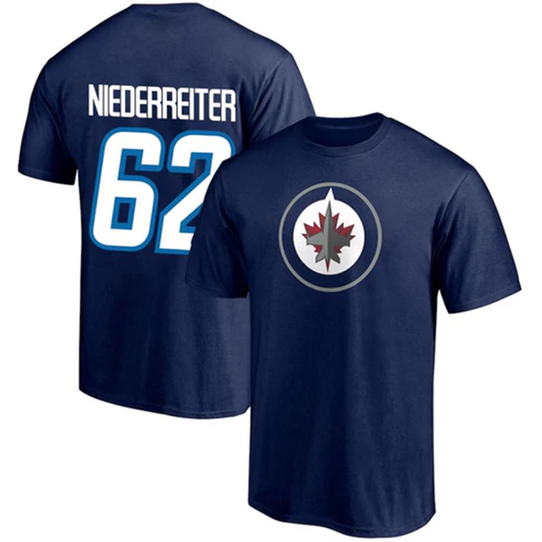 T-SHIRT NHL WINNIPEG BLEU NIEDERREITER JR